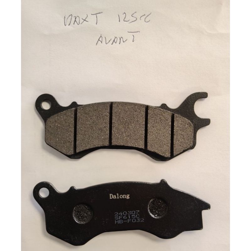 Plaquettes de frein avant pour scooter MAX-T 125cc pièce n°17-13 type 1