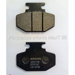 Plaquettes de frein avant pour scooter MAX-T 125cc pièce n°17-13 type 2