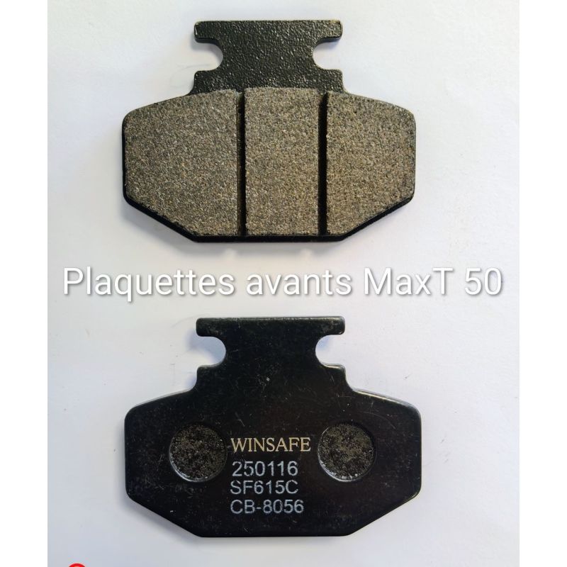 Plaquettes de frein avant pour scooter MAX-T 125cc pièce n°17-13 type 2