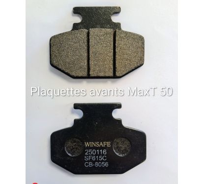 Plaquettes de frein avant pour scooter MAX-T 125cc pièce n°17-13 type 2
