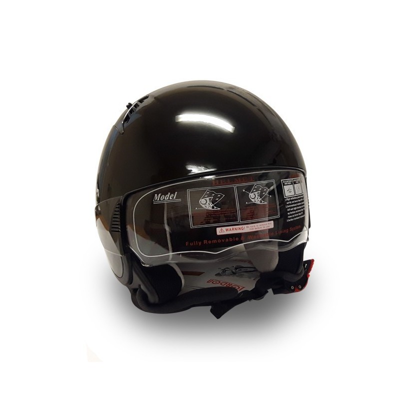 Visière casque Jet V500 noire - Accessoires casques sur La Bécanerie